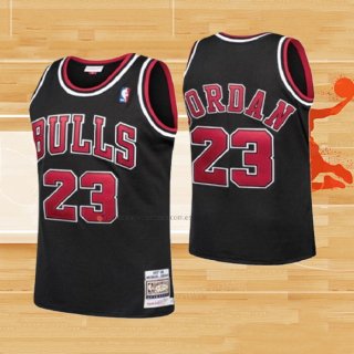 Camiseta Nino Chicago Bulls Michael Jordan NO 23 Retro Negro