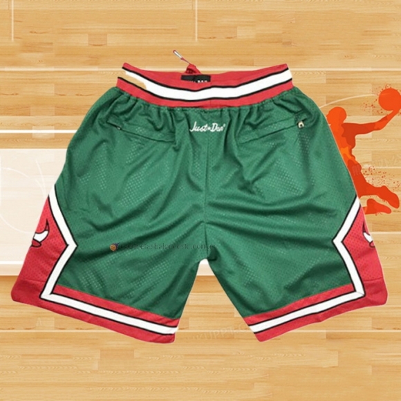 Pantalone Chicago Bulls Just Don 2019 Verde2