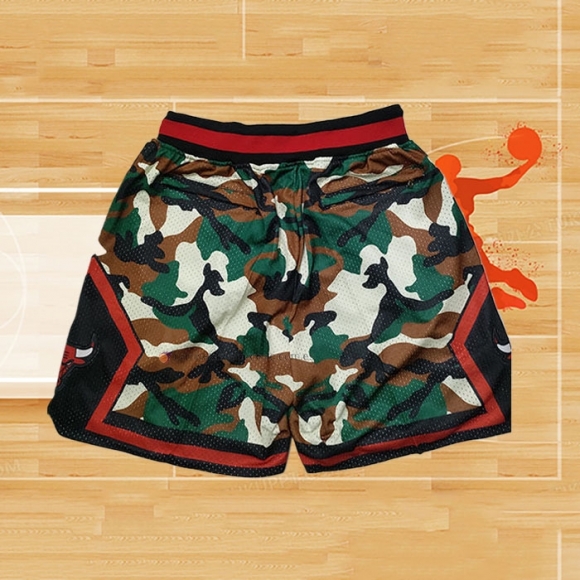 Pantalone Chicago Bulls Just Don Camuflaje Verde