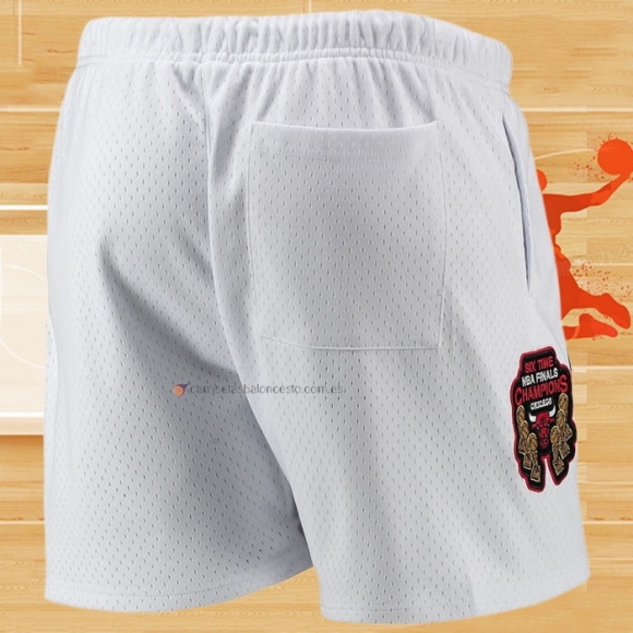 Pantalone Chicago Bulls Pro Standard Mesh Capsule Blanco