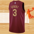 Camiseta Cleveland Cavaliers Caris Levert NO 3 Icon 2022-23 Rojo