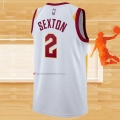 Camiseta Cleveland Cavaliers Collin Sexton NO 2 Association Blanco