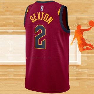 Camiseta Cleveland Cavaliers Collin Sexton NO 2 Icon Rojo