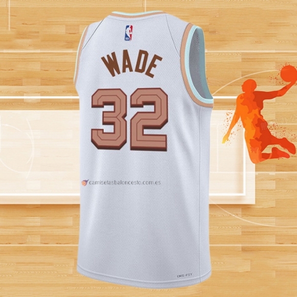 Camiseta Cleveland Cavaliers Dean Wade NO 32 Ciudad 2022-23 Blanco