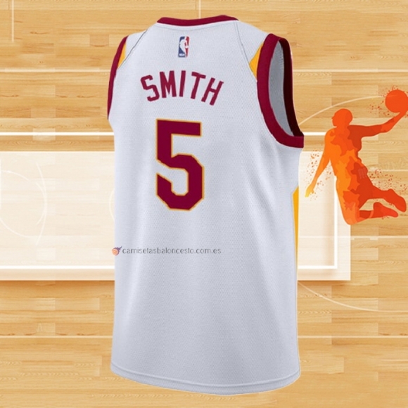 Camiseta Cleveland Cavaliers Dennis Smith NO 5 Association 2017-18 Blanco