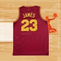 Camiseta Cleveland Cavaliers LeBron James NO 23 Mitchell & Ness Rojo