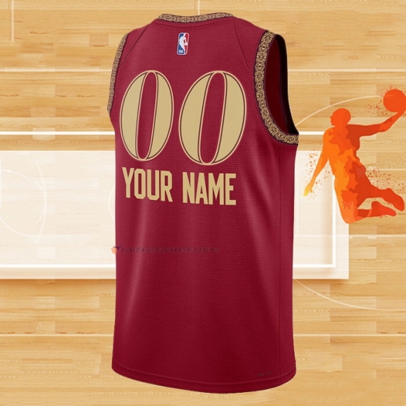 Camiseta Cleveland Cavaliers Personalizada Ciudad 2023-24 Rojo