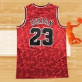 Camiseta Chicago Bulls Bape NO 23 Hardwood Classic Rojo