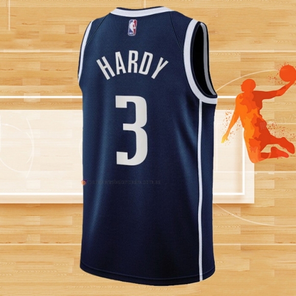 Camiseta Dallas Mavericks Jaden Hardy NO 3 Statement 2022-23 Azul