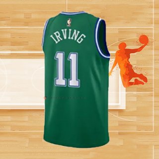 Camiseta Dallas Mavericks Kyrie Irving NO 11 Classic Verde