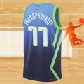 Camiseta Dallas Mavericks Luka Doncic NO 77 Ciudad Edition Azul