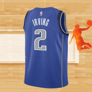 Camiseta Nino Dallas Mavericks Kyrie Irving NO 2 Icon 2022-23 Azul