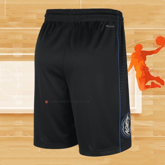 Pantalone Dallas Mavericks Ciudad 2023-24 Negro