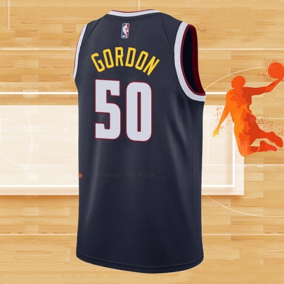 Camiseta Denver Nuggets Aaron Gordon NO 50 Icon 2021 Azul