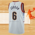 Camiseta Denver Nuggets Deandre Jordan NO 6 Ciudad 2022-23 Blanco