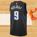 Camiseta Denver Nuggets Justin Holiday NO 9 Ciudad 2023-24 Negro