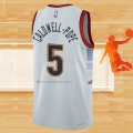 Camiseta Denver Nuggets Kentavious Caldwell-Pope NO 5 Ciudad 2022-23 Blanco