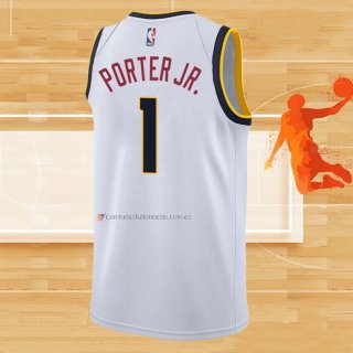 Camiseta Denver Nuggets Michael Porter JR. NO 1 Association Blanco