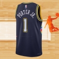 Camiseta Denver Nuggets Michael Porter JR. NO 1 Ciudad 2021-22 Azul