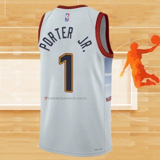 Camiseta Denver Nuggets Michael Porter JR. NO 1 Ciudad 2022-23 Blanco