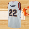 Camiseta Denver Nuggets Zeke Nnaji NO 22 Ciudad 2022-23 Blanco