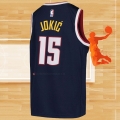 Camiseta Nino Denver Nuggets Nikola Jokic NO 15 Icon 2020-21 Azul