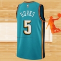 Camiseta Detroit Pistons Alec Burks NO 5 Classic 2022-23 Verde