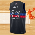 Camiseta Detroit Pistons Jaden Ivey NO 23 Statement 2022-23 Negro