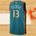 Camiseta Detroit Pistons Kelly Olynyk NO 13 Classic 2022-23 Verde