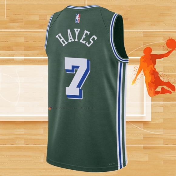 Camiseta Detroit Pistons Killian Hayes NO 7 Ciudad 2022-23 Verde