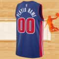 Camiseta Detroit Pistons Personalizada Icon Azul