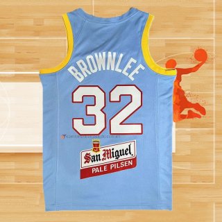 Camiseta Filipino Justin Brownlee NO 32 Juegos Olimpicos 2024 Azul