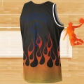 Camiseta Orlando Magic Penny Hardaway NO 1 Flames Negro