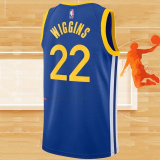 Camiseta Golden State Warriors Andrew Wiggins NO 22 Icon Azul