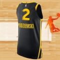 Camiseta Golden State Warriors Brandin Podziemski NO 2 Ciudad Autentico 2023-24 Negro