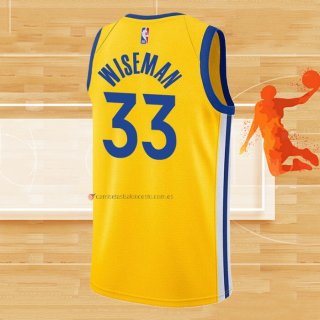 Camiseta Golden State Warriors James Wiseman NO 33 Statement 2020 Amarillo