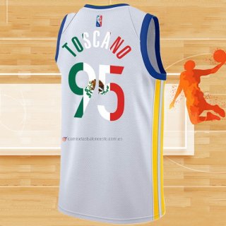 Camiseta Golden State Warriors Juan Toscano-Anderson NO 95 2022 Slam Dunk Special Mexico Edition Blanco