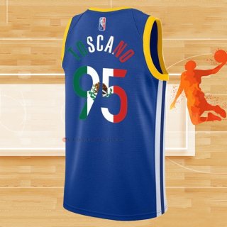 Camiseta Golden State Warriors Juan Toscano-Anderson NO 95 Icon Royal Special Mexico Edition Azul