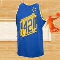 Camiseta Golden State Warriors Nate Thurmond NO 42 Mitchell & Ness 1966-67 Azul