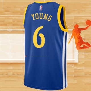 Camiseta Golden State Warriors Nick Young NO 6 Icon Azul