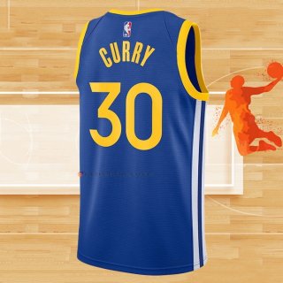 Camiseta Golden State Warriors Stephen Curry NO 30 Icon 2022-23 Azul