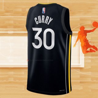 Camiseta Golden State Warriors Stephen Curry NO 30 Select Series 2022 Negro