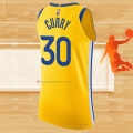 Camiseta Golden State Warriors Stephen Curry NO 30 Statement Autentico 2022 Oro