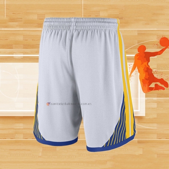 Pantalone Golden State Warriors 2017-18 Blanco