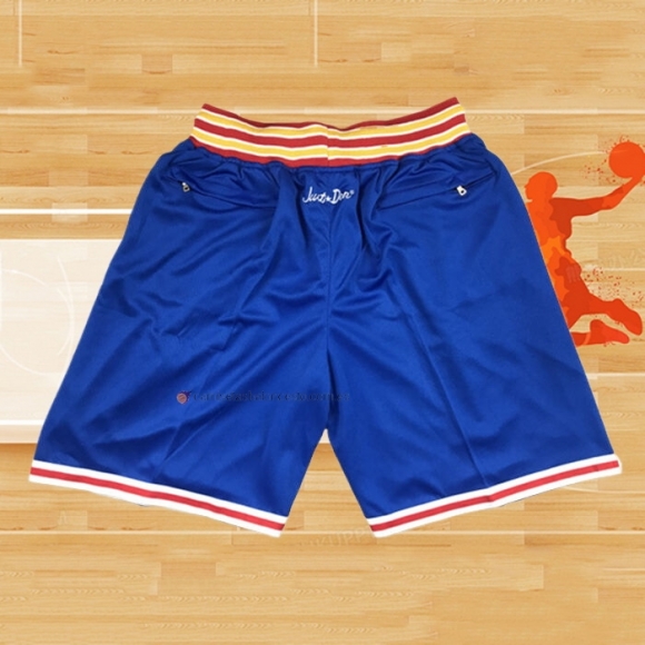 Pantalone Golden State Warriors 75th Just Don Azul