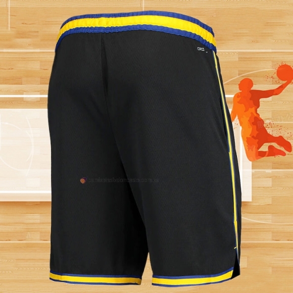 Pantalone Golden State Warriors Ciudad Edition 2021-22 Negro