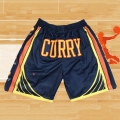 Pantalone Golden State Warriors Stephen Curry 2022 NBA Finals Azul