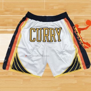 Pantalone Golden State Warriors Stephen Curry 2022 NBA Finals Blanco