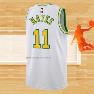 Camiseta Houston Rockets Elvin Hayes NO 11 Classic 2022-23 Blanco