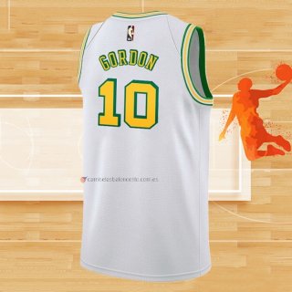 Camiseta Houston Rockets Eric Gordon NO 10 Classic 2022-23 Blanco